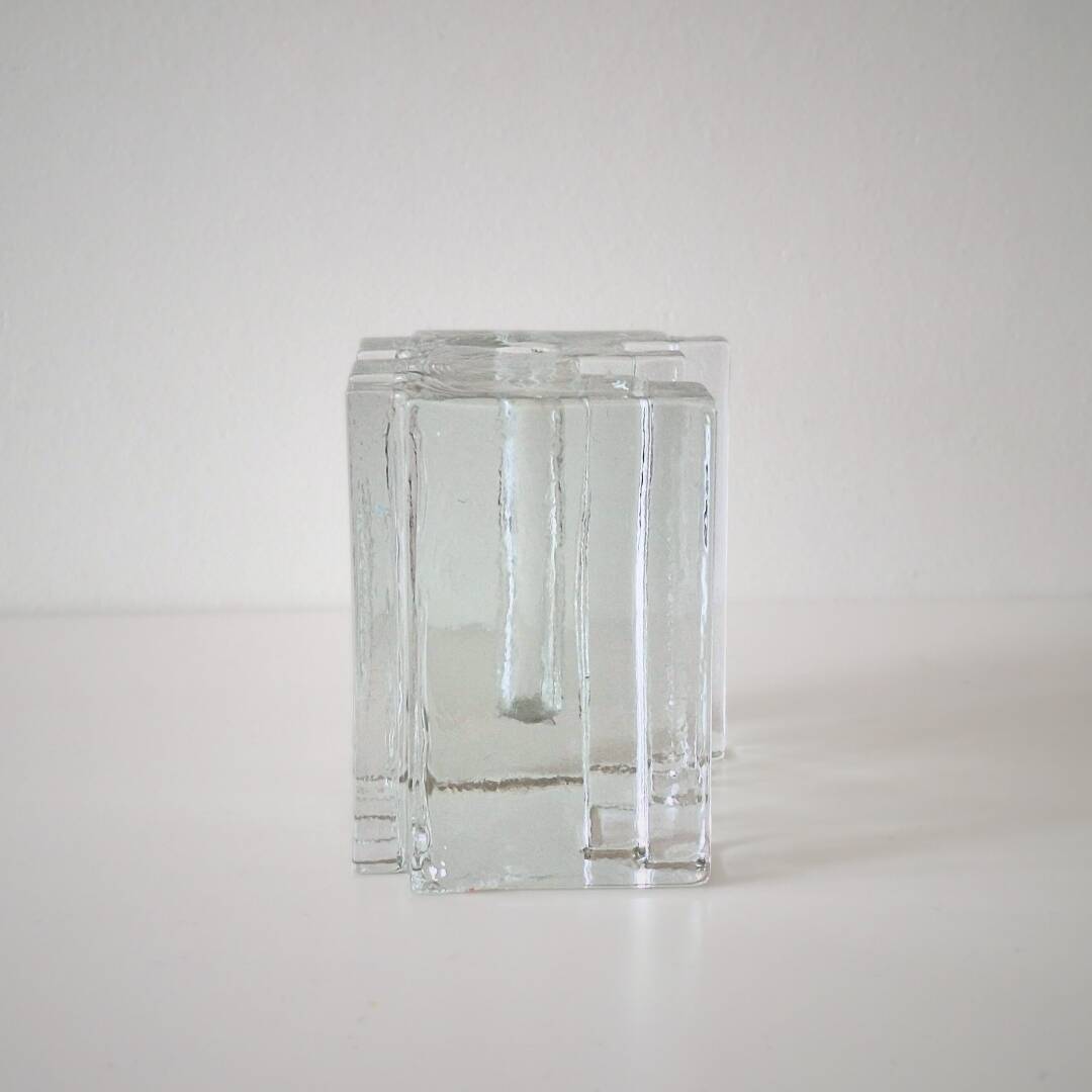 Solifleur Hand-Cast Glass Vase - Modernist Design - 1970s, Germany