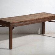 Table, banc ancien en bois de pin – Chine, circa 1900