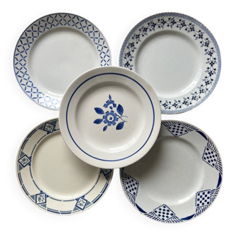 Mismatched dinner plates