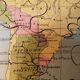Geographical puzzle map South America - Monrocq Paris - Vintage