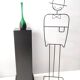 Vintage Emerald Green Corroso Murano Glass Vase by Seguso, Italy