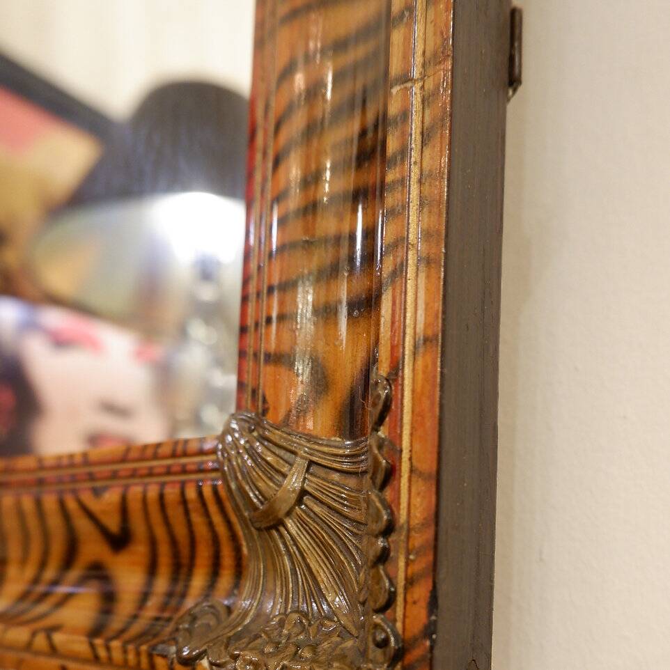 Large vintage decorative mirror