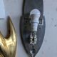 Paire d' appliques Space Age 70'
