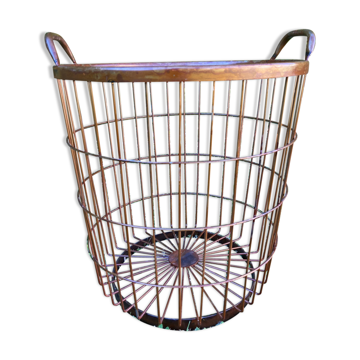 Panier pomme terre métallique