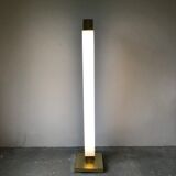 Plexiglass totem floor lamp, circa 1960.