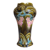 Art Nouveau vase in Barbotine
