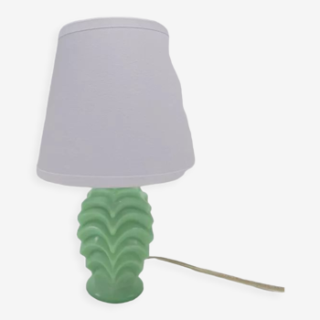 Lampe en opaline verte