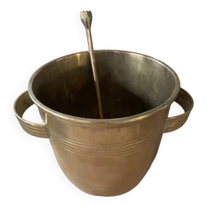 seau à glace en laiton