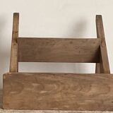 Step stool, small wooden workshop stepladder
