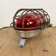 Industrial Cast Aluminium Wall Light with Red Glass from EOW, 1970s