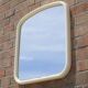 Space Age plastic mirror, Germany 1970s 59x56cm