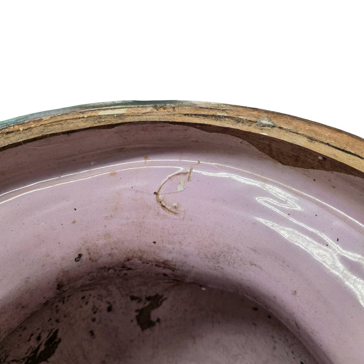 Art Nouveau Ceramic Flower Pot On A Column, early 1900s