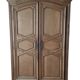 Antique solid wood wardrobe