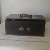 Antique combination steel safe
