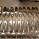 Silver metal fish service
