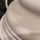 Large ceramic lamp from Manises with floral decoration  
-Circa 1960/1970