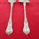 Antique silver-plated monogrammed cutlery set