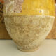 Vernified yellow candied pot