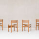 4 chaises à manger en pin