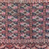 Tapis ancien Selle Tékké Boukhara fait main 64X107 CM