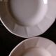 5 assiettes creuses rose Digoin Sarreguemines