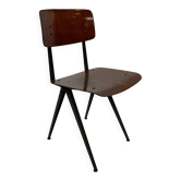 Vintage Marko holland industrial school chair 60's netherlands design