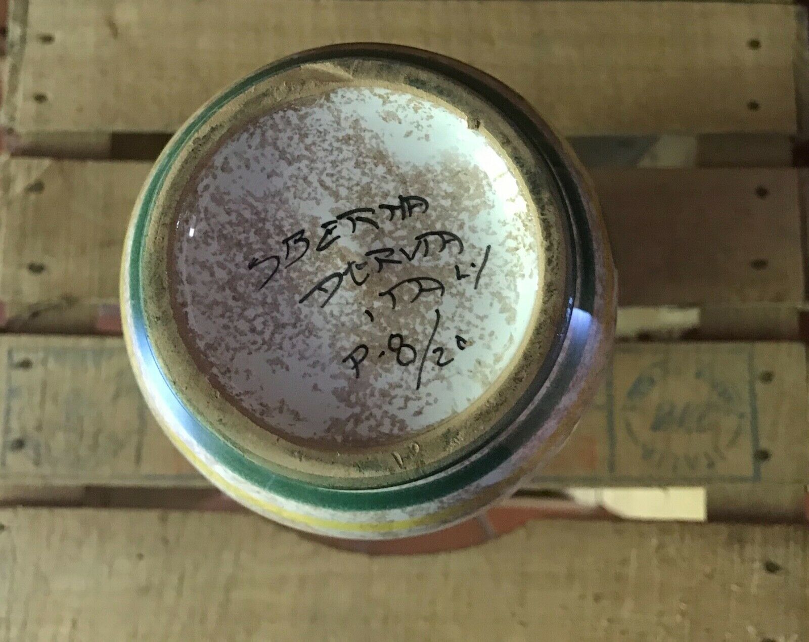 Vintage ceramic pitcher or vase
