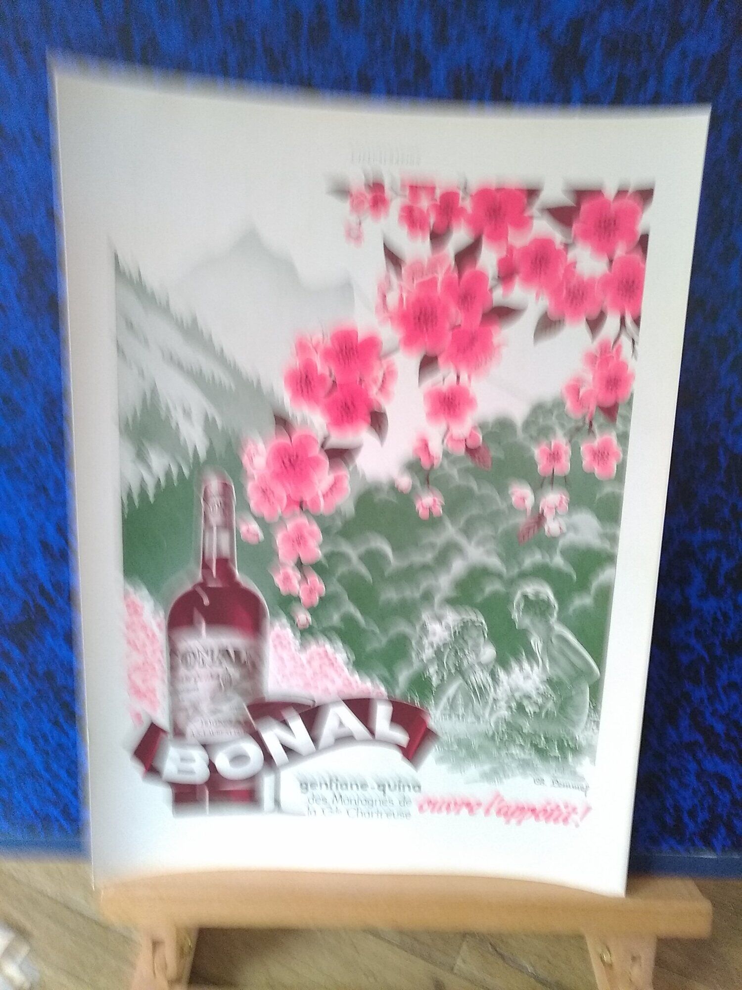 a Bonal advertisement whets the appetite! period magazine Illustration year 30