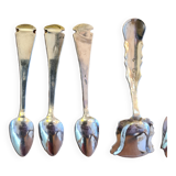 7 various silver spoons, 19th and 20th century
