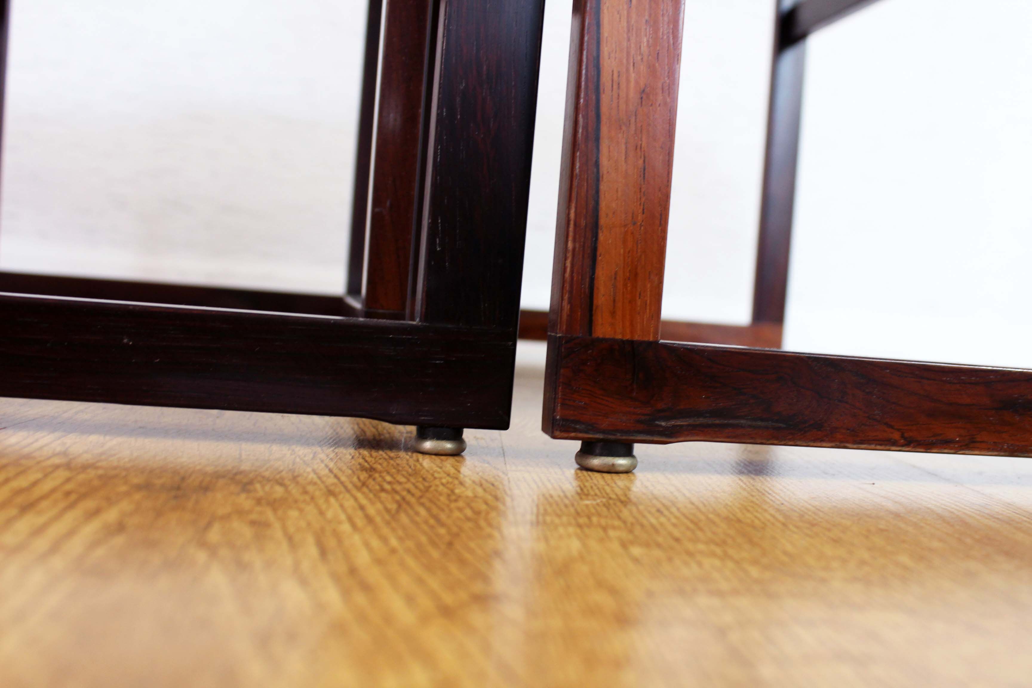 Rosewood nesting tables