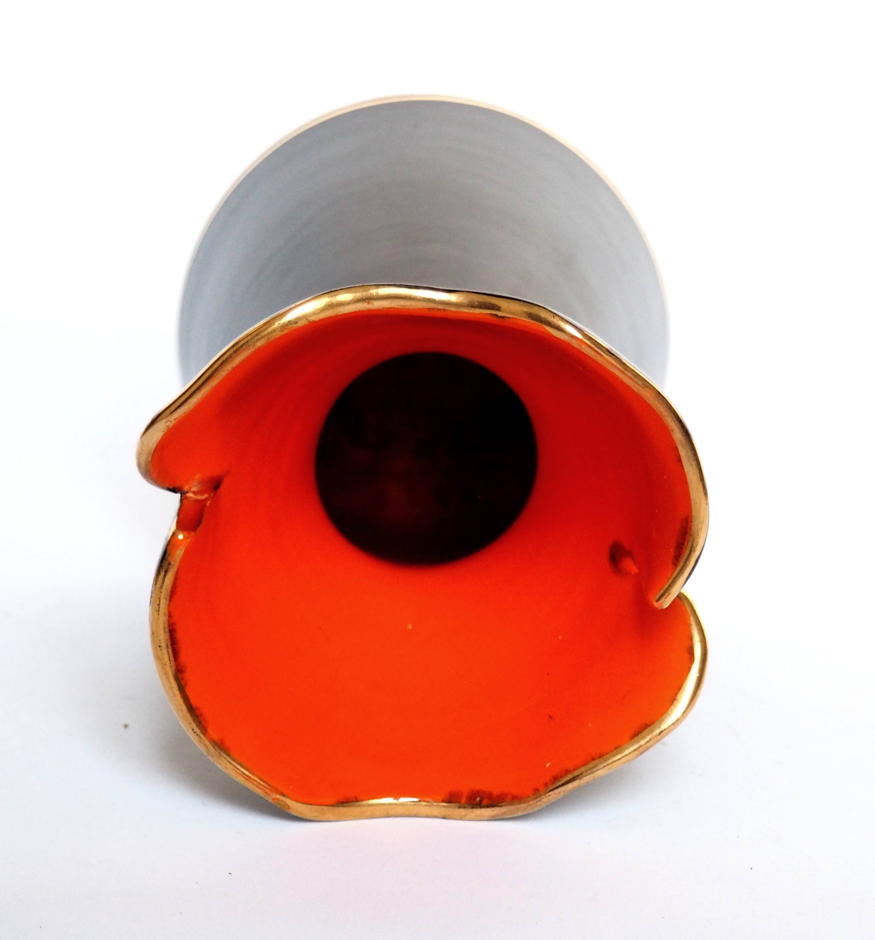 Black Vallauris vase