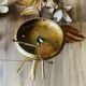 Pair of vintage Florentine wall lights in gilded metal – 1960s