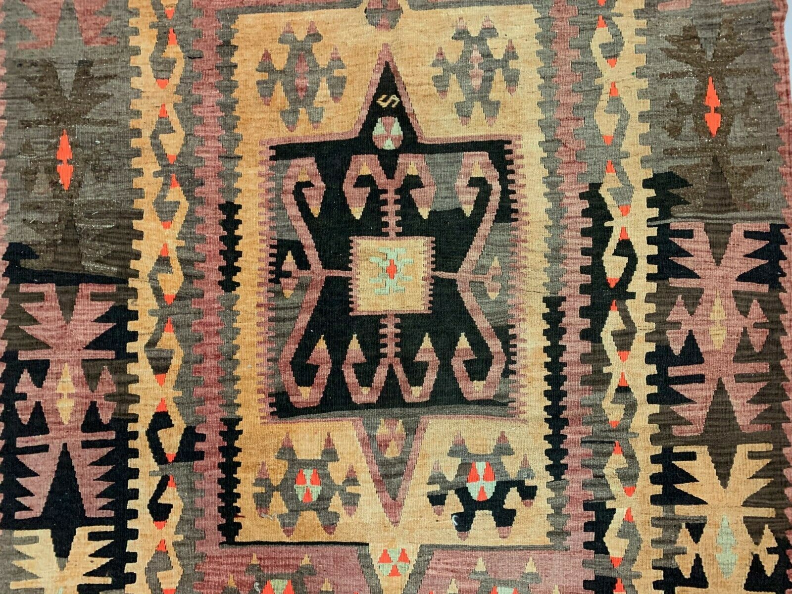 Turkish kilim 350x140 cm wool