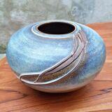Vase en céramique par Nadia et Alain Pinel