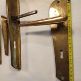 Brass door handle