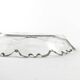 Plat Biedermeier, cristal transparent, République tchèque, 19e siècle