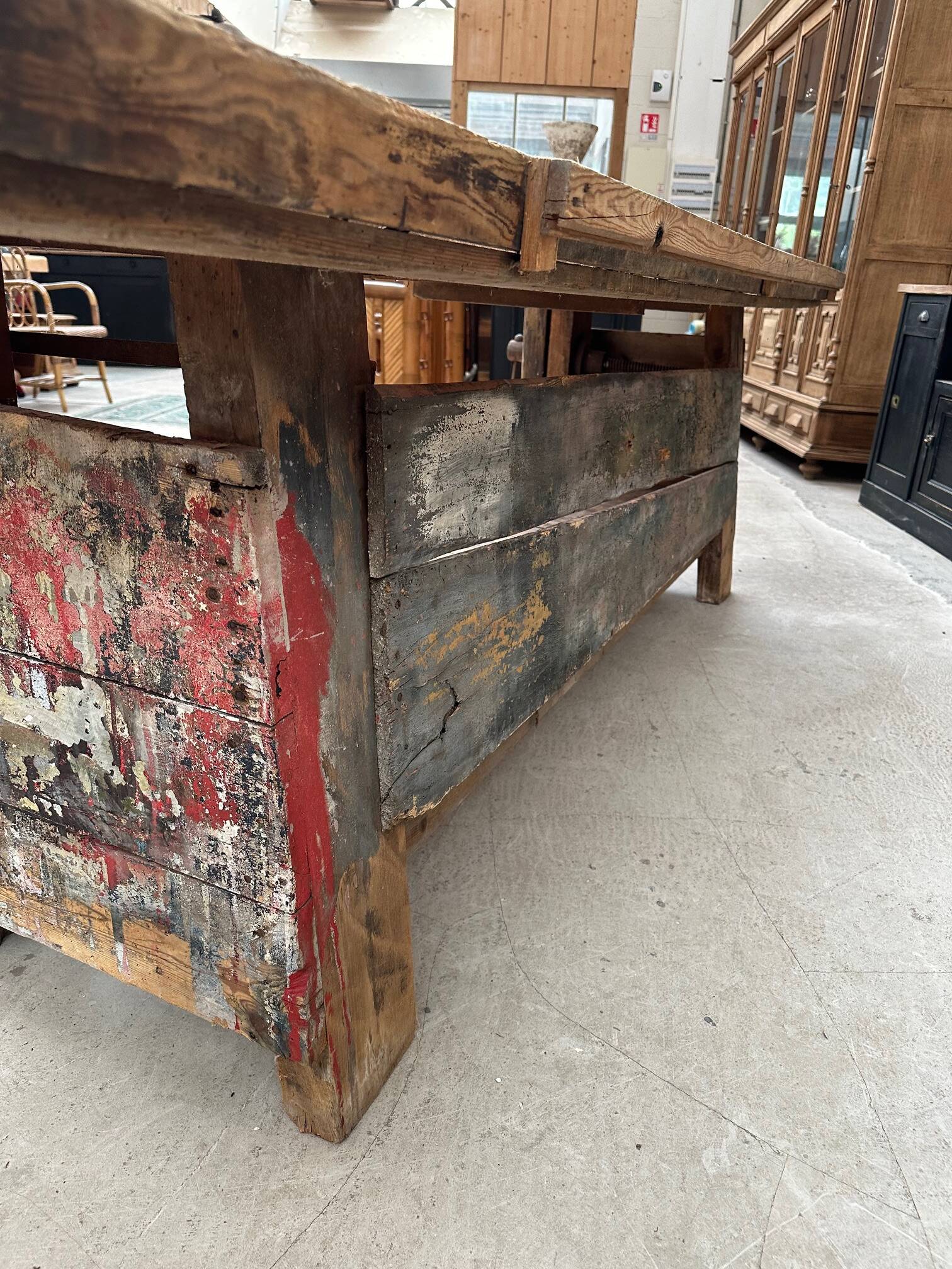 Artist's workbench, early 20th century