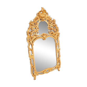 Antique Rococo style mirror, France.