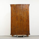 Painted Marble Folk Art Cabinet