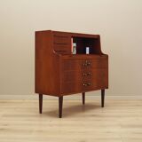 Teak secretary, Danish design, 1970s, production: Denmark