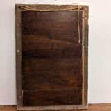 Miroir XIXème gris shabby 77 x 53 cm