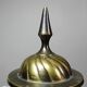 Twisted brass covered pot, vintage Indian craftsmanship from the 60s-80s.