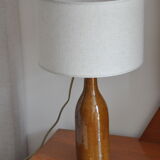 Stoneware bottle lamp