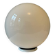 White opaline ball globe 23 cm