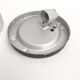 Vintage ceiling lamp molded glass