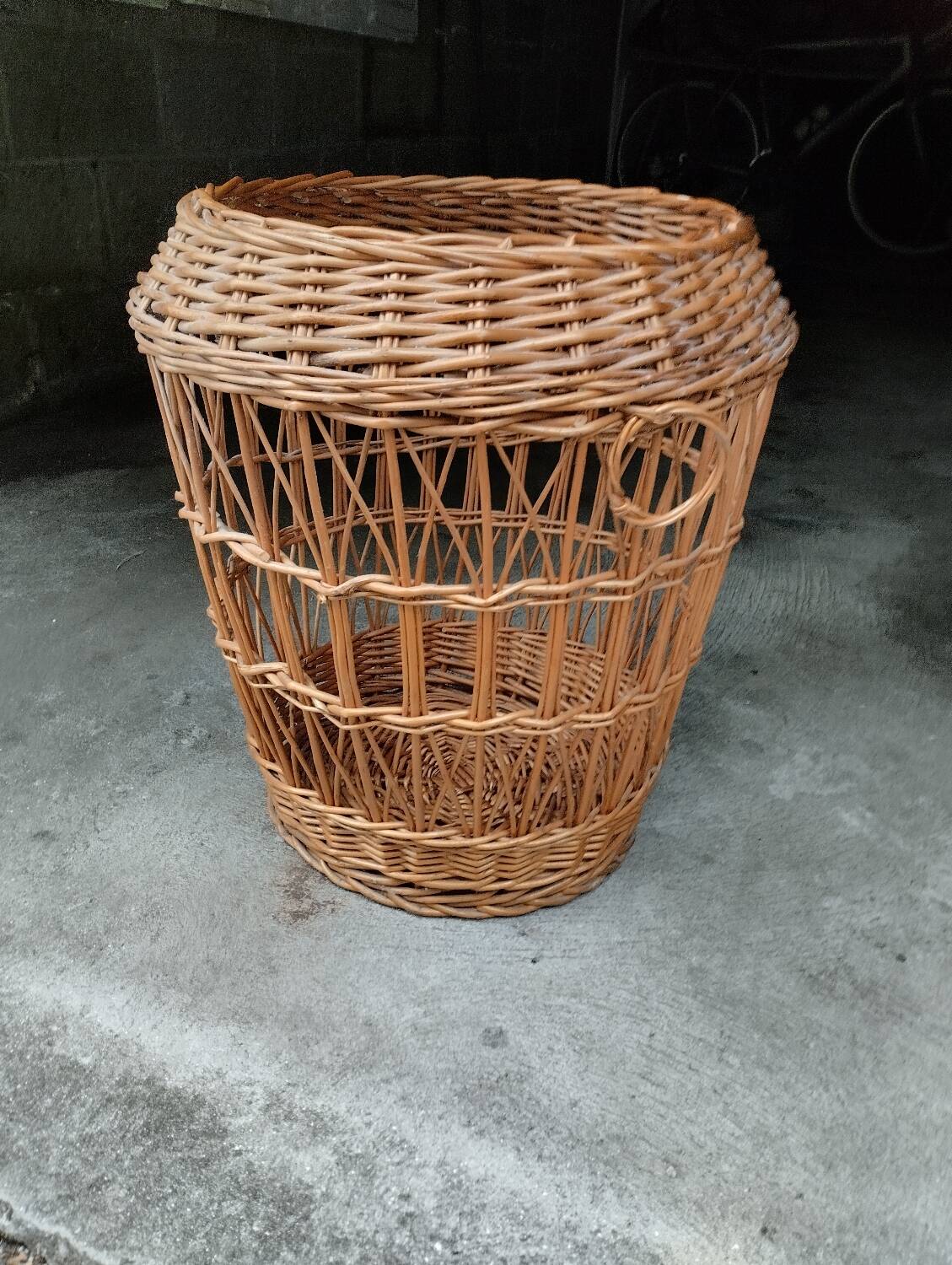 Large wicker basket