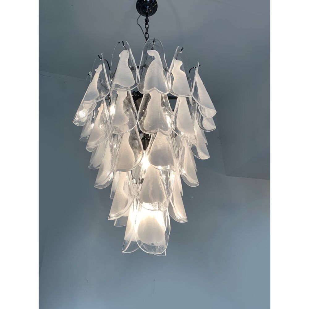 Rondini murano glass cascade chandelier