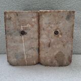 Pair of greenhouse book Art Deco animal sculpture marble base