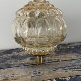 Vintage chiseled glass wall lamp