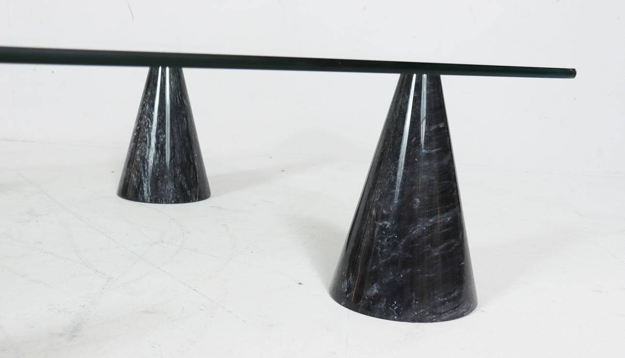 Massimo/Lella Vignelli. In the style of. Coffee table, marble, Italy, 1980s.